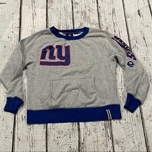 Women's New York Giants Reebok NFL Football Crewneck Pullover Sweatshirt